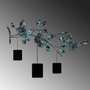 Wallity Dalvere 3 Escultura de pared de metal Multicolor